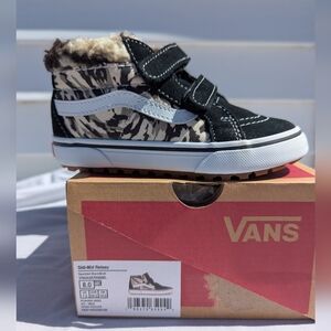 Vans Toddler Sk8-Mid MTE-1 Shoes - Black & Multi Size 8